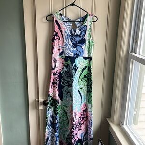 bright summer dress from talbots